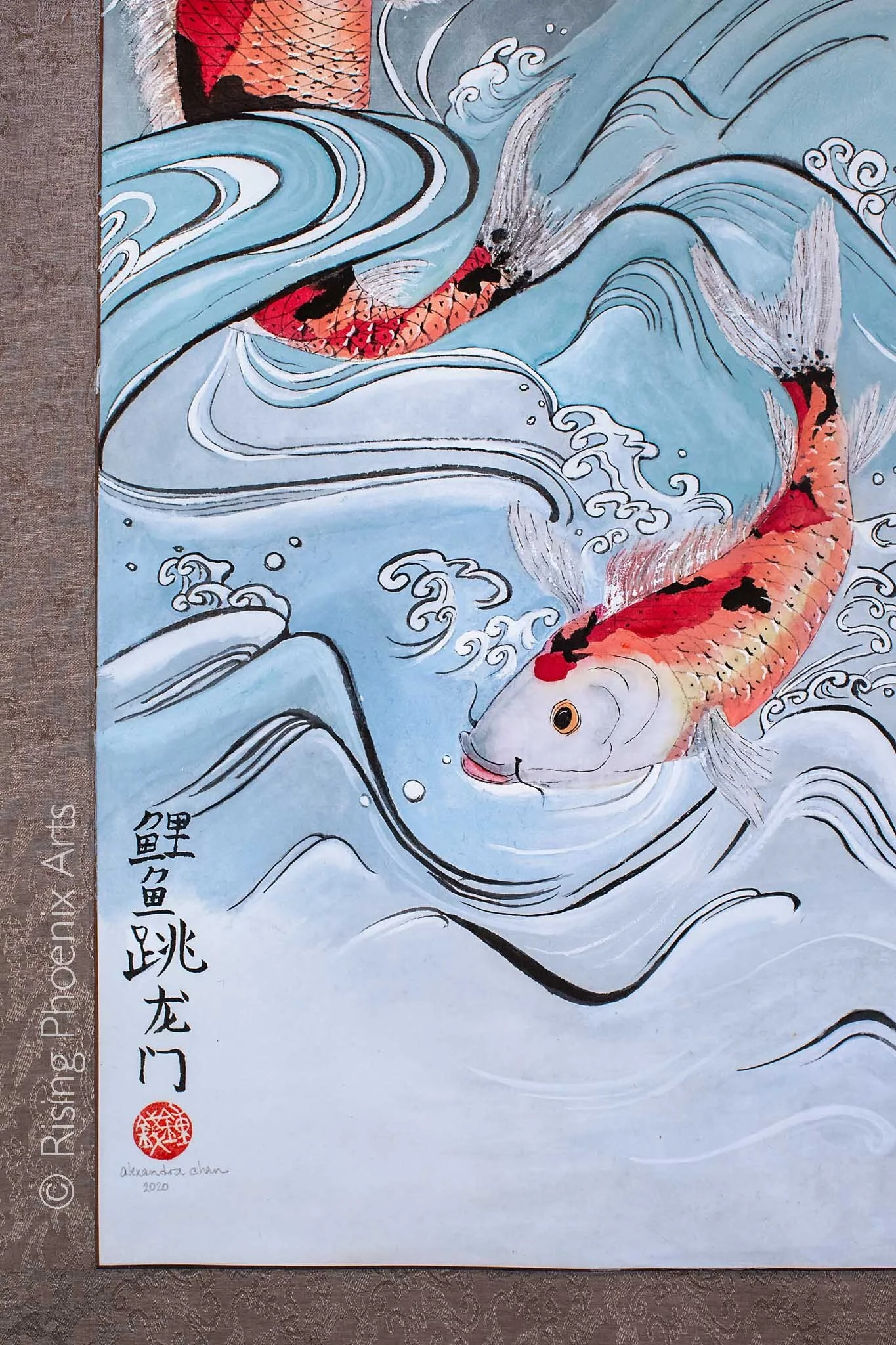 LAM キャンバスアート 「鯉」B4 Amazon.co.jp: ゴールデン鯉魚風水鯉アート写真キャンバス絵画リビング